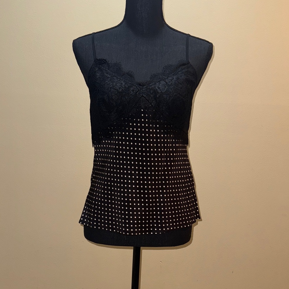 Rebecca Minkoff Elegant Black Lace Top